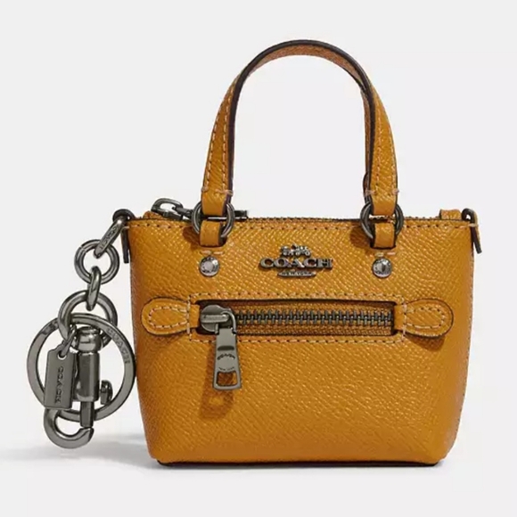 Coach Handbags - NWT Coach Mini Gallery Tote Bag Charm